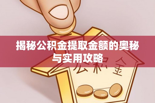 中原揭秘公积金提取金额的奥秘与实用攻略