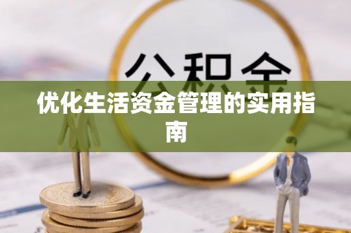 中原优化生活资金管理的实用指南